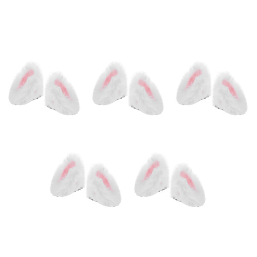 10 Pcs Plush Ear For Motorcycle Creative Decorative Accessory 2