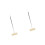 2Pcs Indoor Sweeping Broom Black with Soft Bristles Telescoping Handle 6