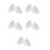 10 Pcs Plush Ear For Motorcycle Creative Decorative Accessory 8