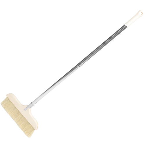 2Pcs Indoor Sweeping Broom Black with Soft Bristles Telescoping Handle 2