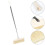 2Pcs Indoor Sweeping Broom Black with Soft Bristles Telescoping Handle 11