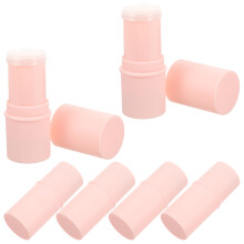 24Pcs Pink Plastic Lipstick Tubes DIY Lip Balm Containers for Home