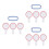 9Pièces Tableau Score Portable Mousse Réutilisable Pour École 10
