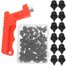4Sets Black Steel Spike Shoes Replacement for Running and Track Sports