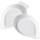 3Pcs White Ceramic Garlic Plate Multi-Function Ginger Grinder 3