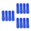 12Pcs Secure Blue Threaded Pole Adapter for Mop and Broom Extension 7