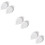 3Pcs White Ceramic Garlic Plate Multi-Function Ginger Grinder 11