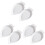 3Pcs White Ceramic Garlic Plate Multi-Function Ginger Grinder 4