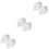 3Pcs White Ceramic Garlic Plate Multi-Function Ginger Grinder 7