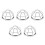 5Pcs Detector Cover Silver High Efficiency Protection Cage 7