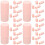 24Pcs Pink Lip Balm Container Tubes Plastic Empty DIY Lipstick Holder 7