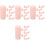 24Pcs Pink Lip Balm Container Tubes Plastic Empty DIY Lipstick Holder 5