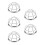 5Pcs Detector Cover Silver High Efficiency Protection Cage 4