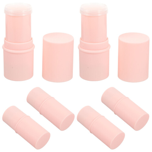 24Pcs Pink Lip Balm Container Tubes Plastic Empty DIY Lipstick Holder 2