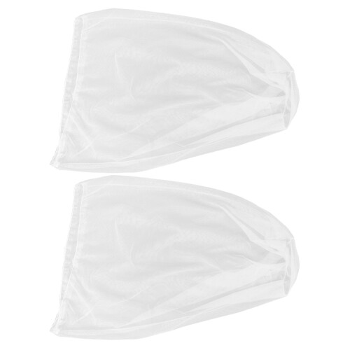 4Pcs Lightweight Grey Head Net Mesh Caps with Wide Brim for Beekeeping