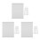 3Pcs Cordless White Honeycomb Cellular Blinds for Window Light Control 9