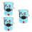 3Pcs Blue Fabric Storage Buckets with Handles for Laundry Use 9