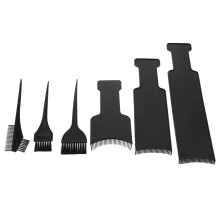 6 Pcs Hair Dye Applicator Brush Highlight Board Hairdressing Tools
