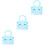 3 Pcs Baby Pinafore Bib Water Proof 5