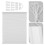 3Pcs Cordless White Honeycomb Cellular Blinds for Window Light Control 11