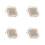 800Pcs Easy Grip Golden Thumbtacks for Wall Board and Document Pinning 6