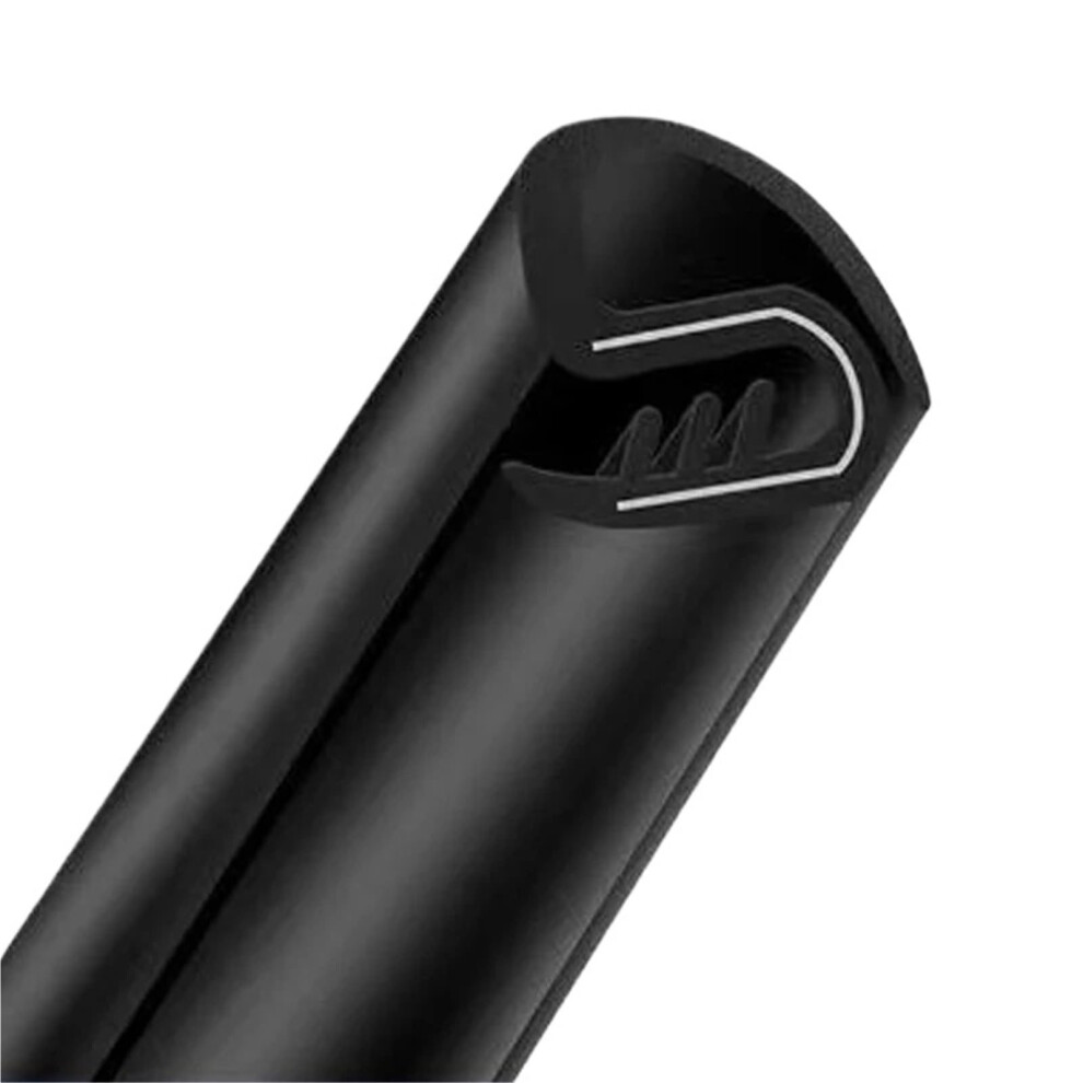 2Pcs Car Door Seal Strip Bpillar Rubber Weatherproof Noise Reduction Antiscratch Tailgate Seal 2X0.8m 9113335605039