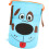 3Pcs Blue Fabric Storage Buckets with Handles for Laundry Use 2