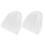 4Pcs Lightweight Grey Head Net Mesh Caps with Wide Brim for Beekeeping 3