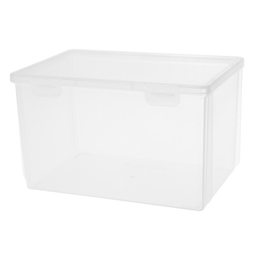 4Pcs Transparent Cd Dvd Storage Box Organizer for Discs Comics Albums 2