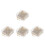 800Pcs Easy Grip Golden Thumbtacks for Wall Board and Document Pinning 9