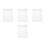 4Pcs Transparent PP Cd Sleeves Storage Box Dustproof Disc Organizer 9
