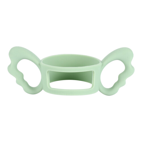 2Pièces Poignées Vertes En Silicone Pour Ultra Large Bébé 1