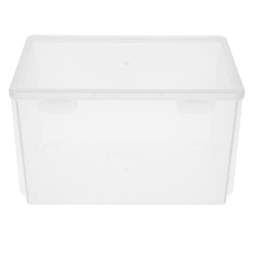 4Pcs Transparent Cd Dvd Storage Box Organizer for Discs Comics Albums 1