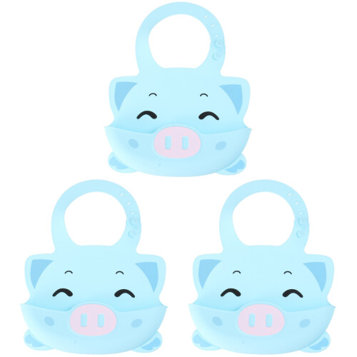 3 Pcs Baby Pinafore Bib Water Proof 1