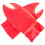 2Paires Cosplay Pinces Rouge Silicone Résistants 2