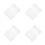 4Pcs Transparent PP Cd Sleeves Storage Box Dustproof Disc Organizer 7