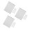 3Pcs Cordless White Honeycomb Cellular Blinds for Window Light Control 8