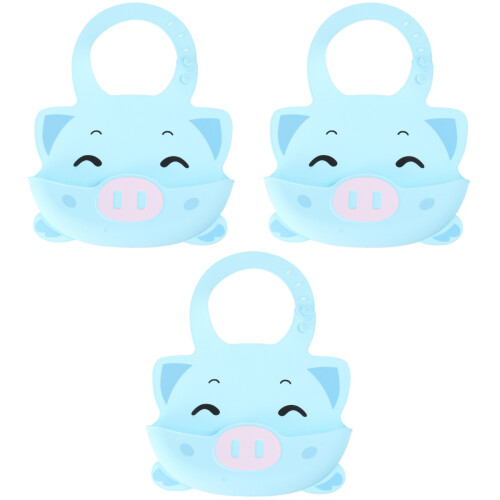 3 Pcs Baby Pinafore Bib Water Proof 2