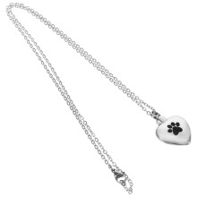 5Pcs Stainless Steel Ashes Urn Heart Pendant Necklace