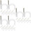 150 Pcs Wire Staple Ethernet Cable Clip Holder For Coaxial Cable 8
