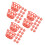 60Sets Plastic Red Mesh Egg Storage Bags with Ventilated Design 8