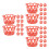 60Sets Plastic Red Mesh Egg Storage Bags with Ventilated Design 5
