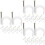 150 Pcs Wire Staple Ethernet Cable Clip Holder For Coaxial Cable 7