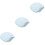 3Pcs Lightweight Retainer Storage Box Sky-Blue Travel Denture Carrier 7