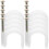 150 Pcs Wire Staple Ethernet Cable Clip Holder For Coaxial Cable 2