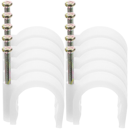 150 Pcs Wire Staple Ethernet Cable Clip Holder For Coaxial Cable 1