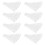 200Pcs Adhesive Eyebrow Stencil Kit for Professional and Personal Use 3