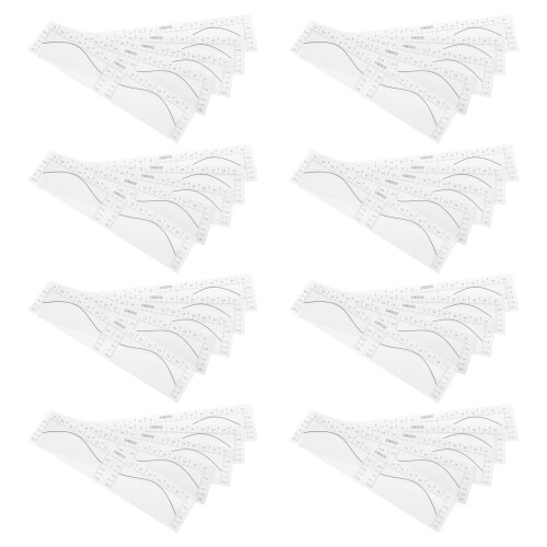 200Pcs Adhesive Eyebrow Stencil Kit for Professional and Personal Use 2