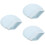 3Pcs Lightweight Retainer Storage Box Sky-Blue Travel Denture Carrier 8