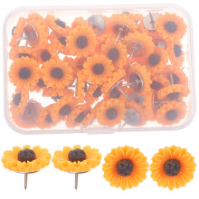 250St Decoratieve Zonnebloem Thumbtacks Voor Office En Wanddecoratie